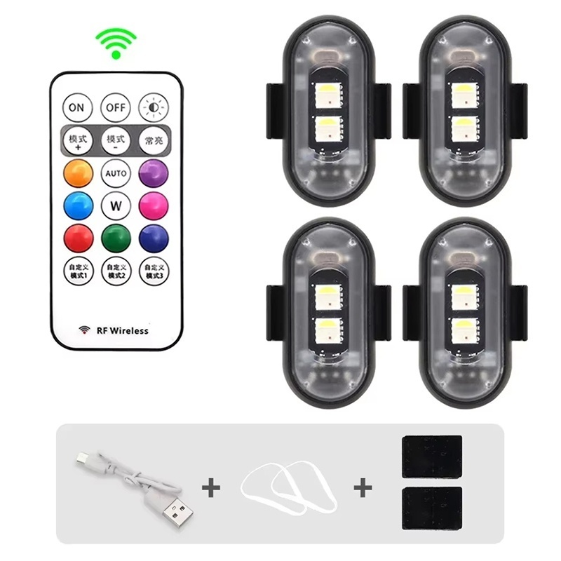 Drone Strobe Light - Kabellose Fernbedienung LED-Blitzlicht für Auto, Motorrad,